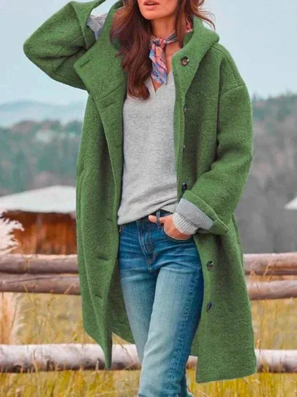 AMELIE - Stilvolle lange Winterjacket