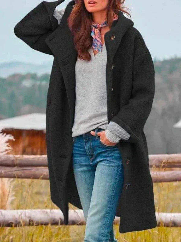 AMELIE - Stilvolle lange Winterjacket