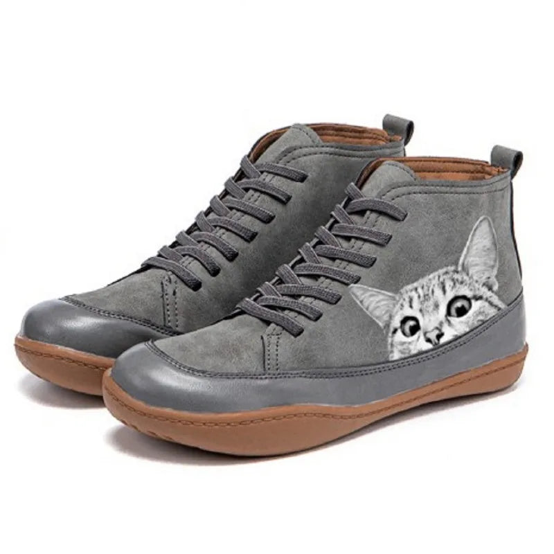 Savrani™ | Lederstiefel für Katzenliebhaber
