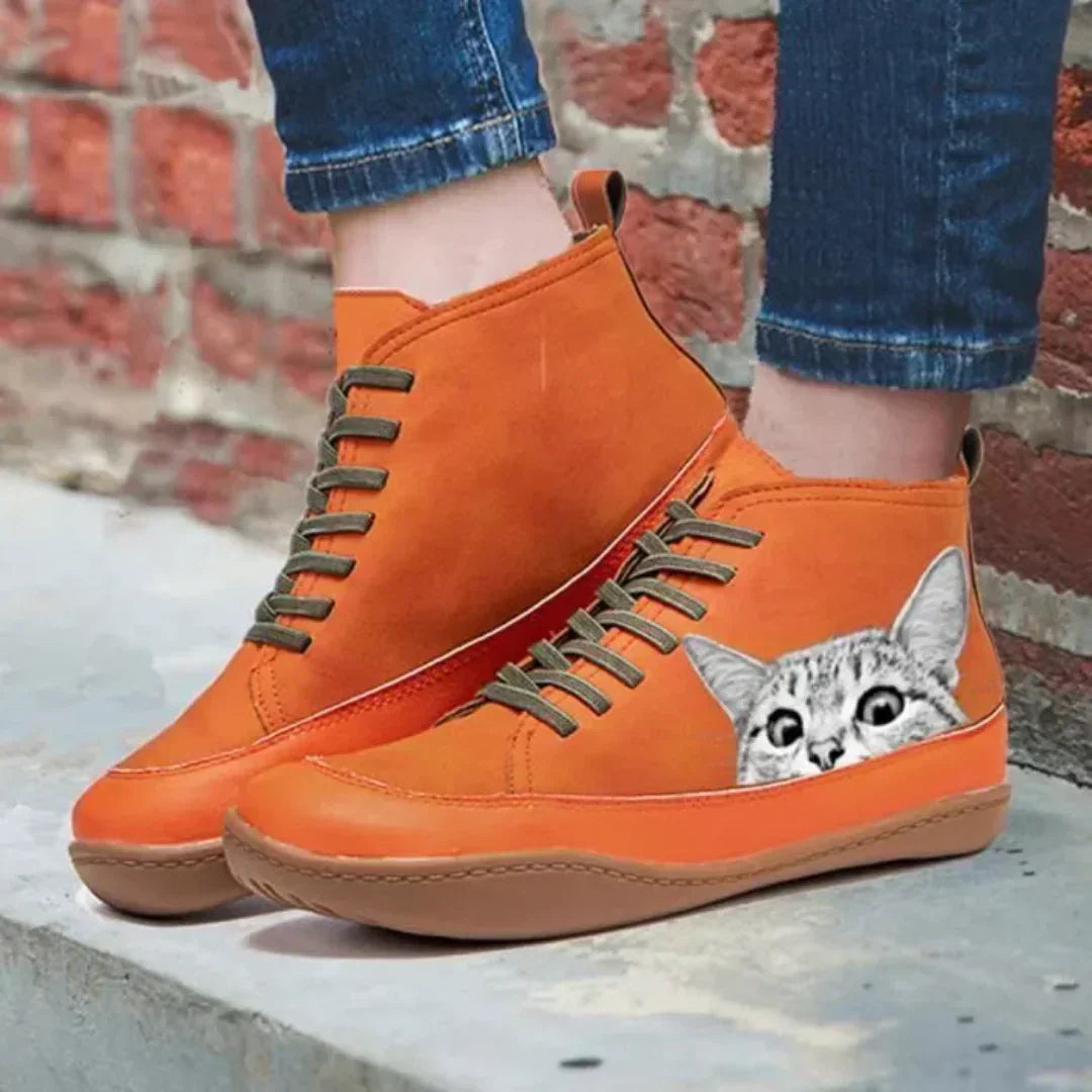 Savrani™ | Lederstiefel für Katzenliebhaber