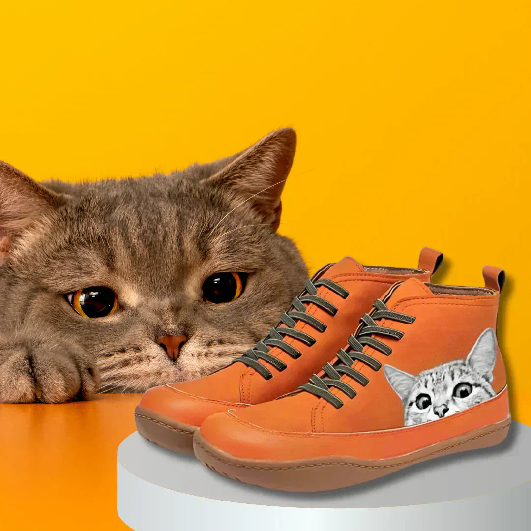Savrani™ | Lederstiefel für Katzenliebhaber