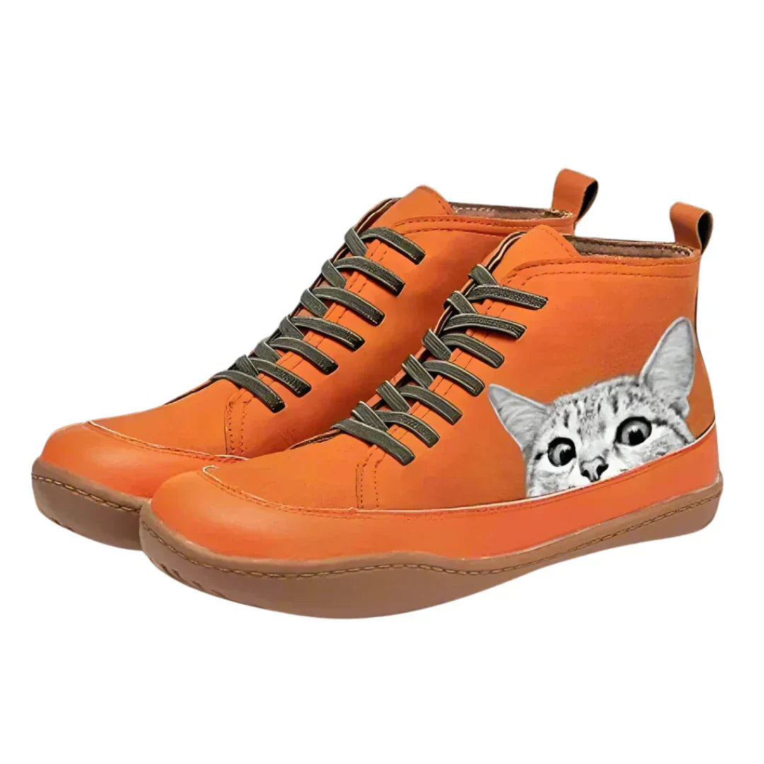 Savrani™ | Lederstiefel für Katzenliebhaber
