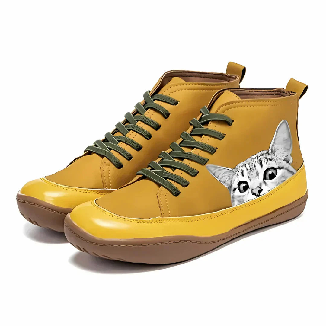 Savrani™ | Lederstiefel für Katzenliebhaber