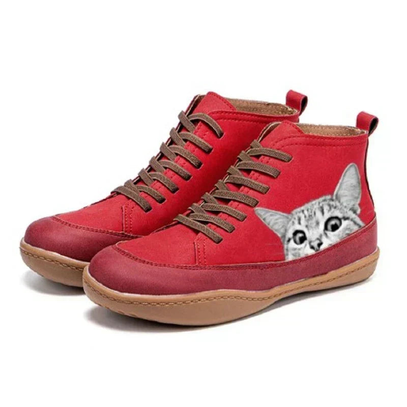 Savrani™ | Lederstiefel für Katzenliebhaber