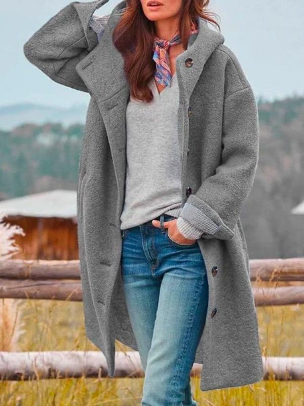 AMELIE - Stilvolle lange Winterjacket